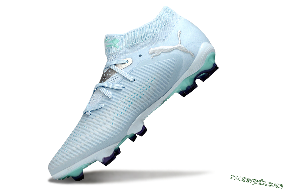 Puma Future 8 Ultimate FG Low-Tops Football Boots - Jade/Silver 5