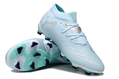 Puma Future 8 Ultimate FG Low-Tops Football Boots - Jade/Silver