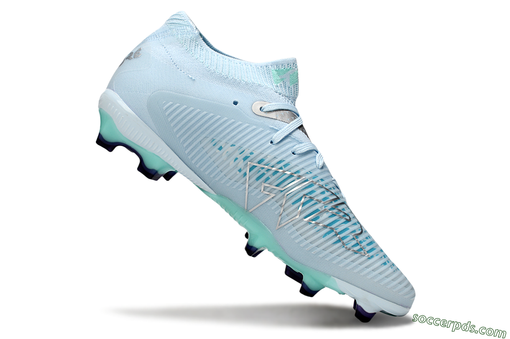 Puma Future 8 Ultimate FG Low-Tops Football Boots - Jade/Silver 4