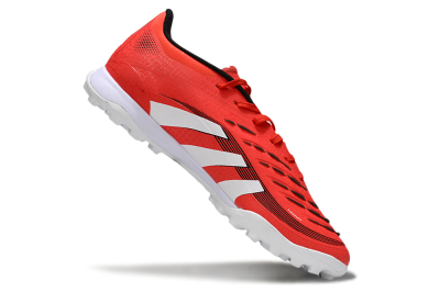 Adidas Predator 24 Elite TF Low-Tops Football Shoes - Red/White/Black