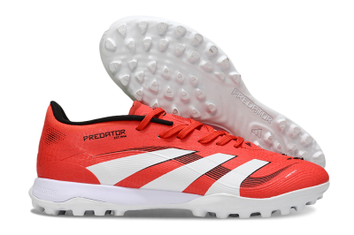 Adidas Predator 24 Elite TF Low-Tops Football Shoes - Red/White/Black