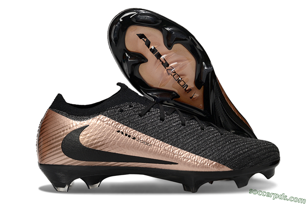 Nike Air Zoom Mercurial Vapor 16 Elite FG Low-Tops Football Boots - Black/Gold 1