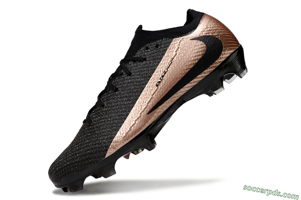 Nike Air Zoom Mercurial Vapor 16 Elite FG Low-Tops Football Boots - Black/Gold 5