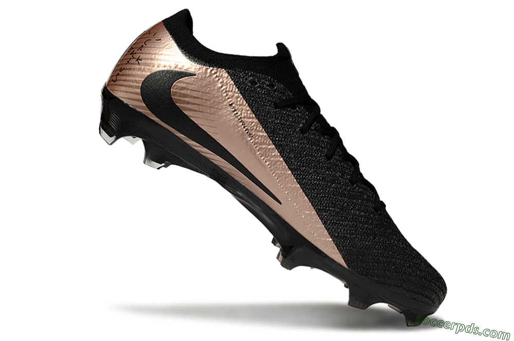 Nike Air Zoom Mercurial Vapor 16 Elite FG Low-Tops Football Boots - Black/Gold 4