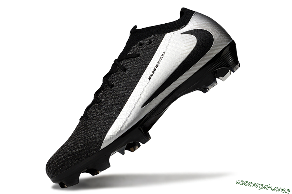Nike Air Zoom Mercurial Vapor 16 Elite FG Low-Tops Football Boots - Black/Silver 5
