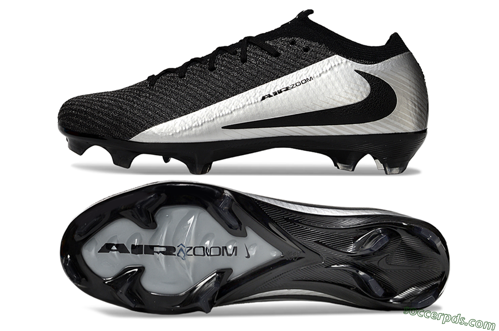 Nike Air Zoom Mercurial Vapor 16 Elite FG Low-Tops Football Boots - Black/Silver 0