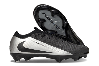 Nike Air Zoom Mercurial Vapor 16 Elite FG Low-Tops Football Boots - Black/Silver