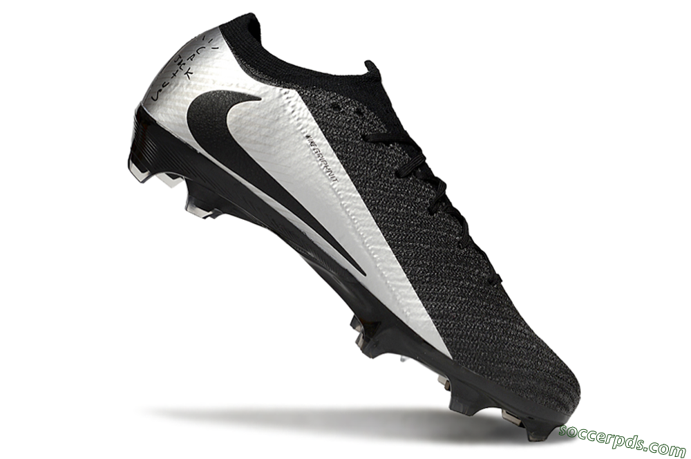 Nike Air Zoom Mercurial Vapor 16 Elite FG Low-Tops Football Boots - Black/Silver 4