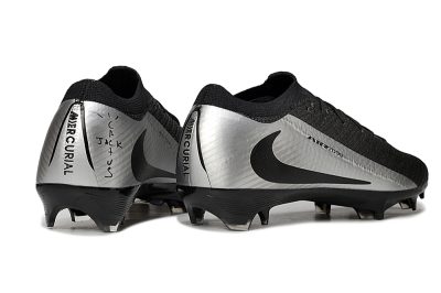 Nike Air Zoom Mercurial Vapor 16 Elite FG Low-Tops Football Boots - Black/Silver