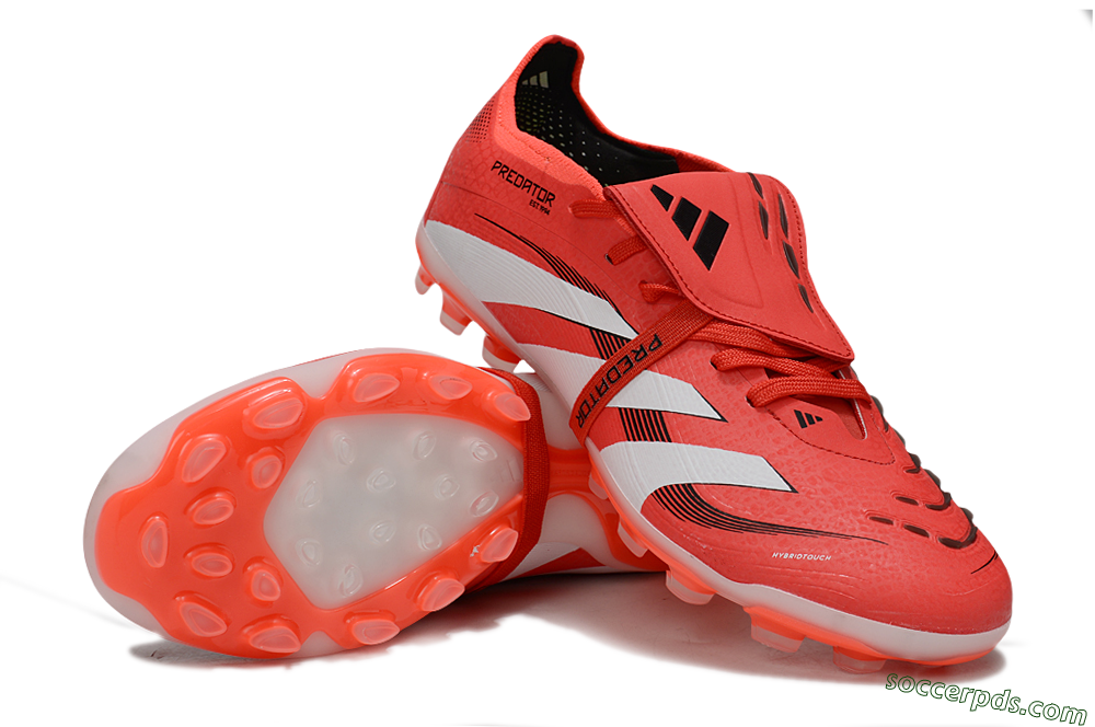 Adidas Predator Elite Foldover Tongue TF Low-Tops Football Shoes - Red/White/Black 3