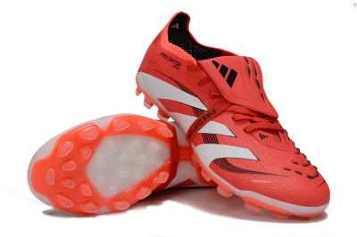 Adidas Predator Elite Foldover Tongue TF Low-Tops Football Shoes - Red/White/Black