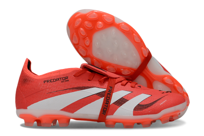 Adidas Predator Elite Foldover Tongue TF Low-Tops Football Shoes - Red/White/Black