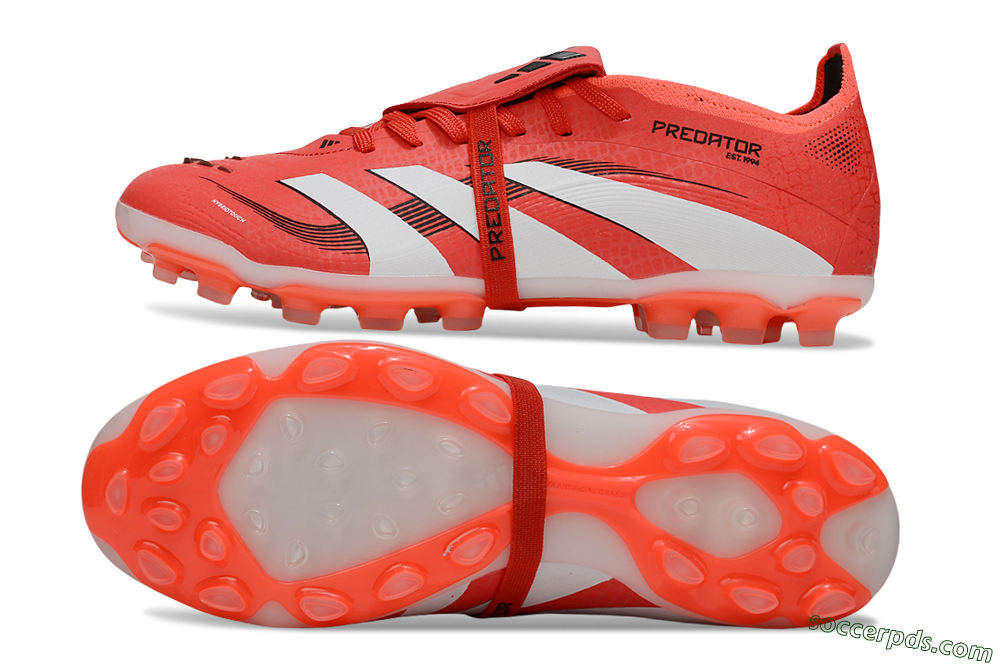 Adidas Predator Elite Foldover Tongue TF Low-Tops Football Shoes - Red/White/Black 0