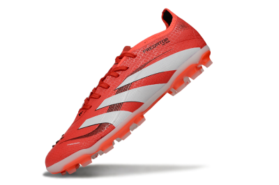 Adidas Predator 25 Elite TF Low-Tops Football Shoes - Red/White/Black