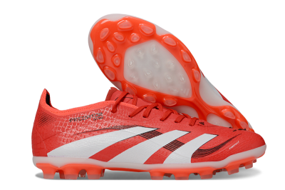 Adidas Predator 25 Elite TF Low-Tops Football Shoes - Red/White/Black