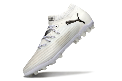 Puma Future 8 Ultimate FG Low-Tops Football Boots - Beige/Silver/Black