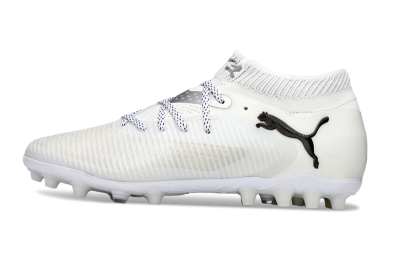 Puma Future 8 Ultimate FG Low-Tops Football Boots - Beige/Silver/Black