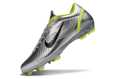 Nike Mercurial Vapor 1 FG Low-Tops Football Boots - Silver/Black/Yellow