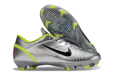 Nike Mercurial Vapor 1 FG Low-Tops Football Boots - Silver/Black/Yellow