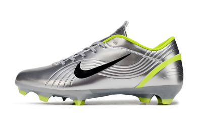 Nike Mercurial Vapor 1 FG Low-Tops Football Boots - Silver/Black/Yellow