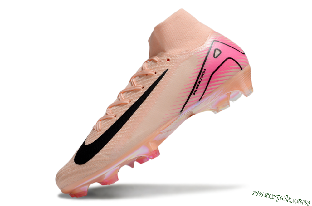 Nike Air Zoom Mercurial Superfly 10 Elite FG High-Tops Football Boots - Pink/Black 5