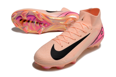 Nike Air Zoom Mercurial Superfly 10 Elite FG High-Tops Football Boots - Pink/Black