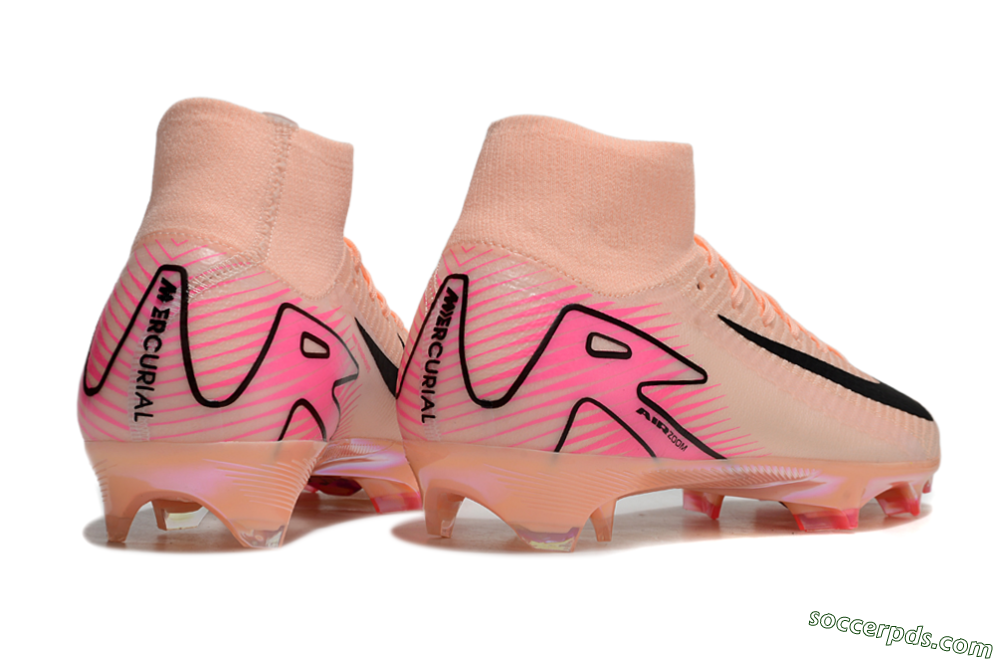 Nike Air Zoom Mercurial Superfly 10 Elite FG High-Tops Football Boots - Pink/Black 6