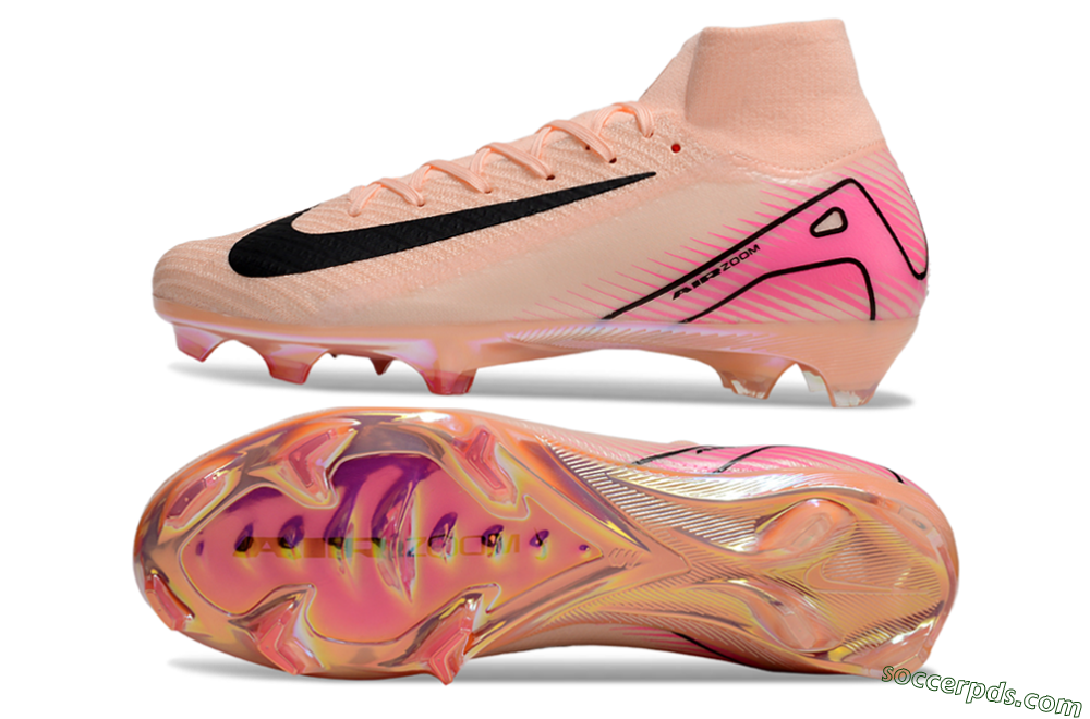 Nike Air Zoom Mercurial Superfly 10 Elite FG High-Tops Football Boots - Pink/Black 0
