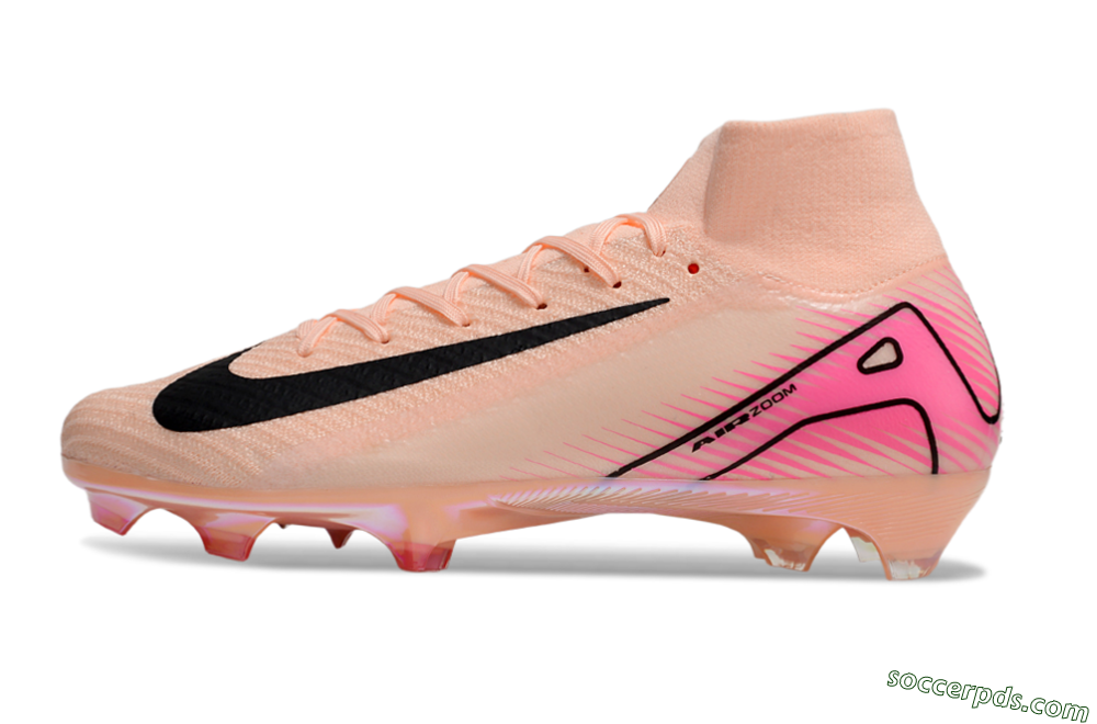 Nike Air Zoom Mercurial Superfly 10 Elite FG High-Tops Football Boots - Pink/Black 2