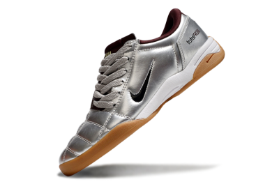 Nike Total 90 II IC Low-Tops Football Shoes - Silver/Black/White