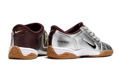 Nike Total 90 II IC Low-Tops Football Shoes - Silver/Black/White
