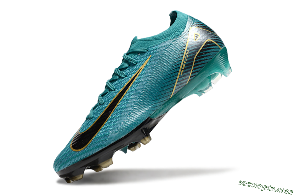 Nike Air Zoom Mercurial Vapor 16 Elite FG Low-Tops Football Boots - Green/Gold/Black 5