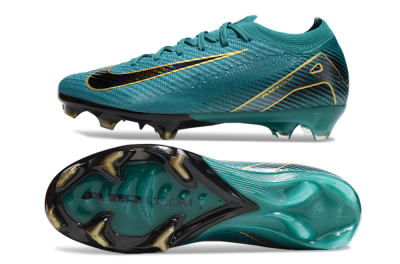 Nike Air Zoom Mercurial Vapor 16 Elite FG Low-Tops Football Boots - Green/Gold/Black
