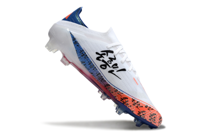 Adidas F50 Elite FG Low-Tops Football Boots - White/Red/Blue