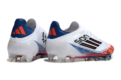 Adidas F50 Elite FG Low-Tops Football Boots - White/Red/Blue