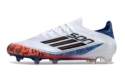 Adidas F50 Elite FG Low-Tops Football Boots - White/Red/Blue