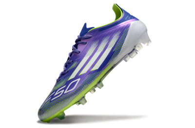 Adidas F50 Elite FG Low-Tops Football Boots - Purple/Yellow/White