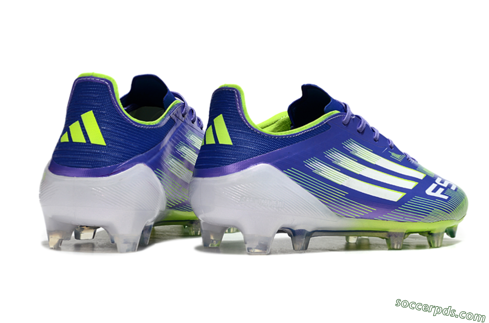 Adidas F50 Elite FG Low-Tops Football Boots - Purple/Yellow/White 6