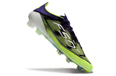 Adidas F50 Elite FG Low-Tops Football Boots - Purple/Yellow/White