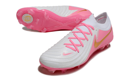 Nike Phantom GX Elite FG Low-Tops Football Boots - White/Pink/Gold
