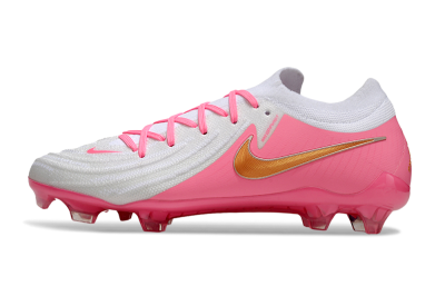 Nike Phantom GX Elite FG Low-Tops Football Boots - White/Pink/Gold