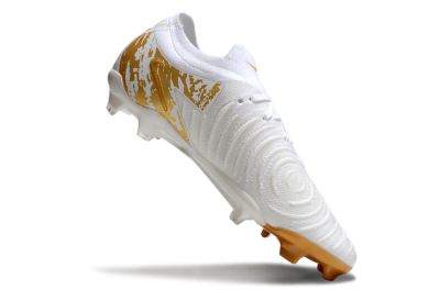 Nike Phantom GX Elite FG Low-Tops Football Boots - White/Gold