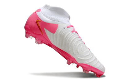 Nike Phantom Luna Elite NU FG High-Tops Football Boots - White/Pink/Gold