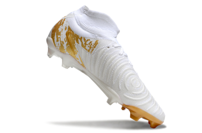 Nike Phantom Luna Elite NU FG High-Tops Football Boots - White/Gold