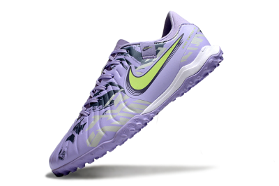 Nike Tiempo Legend 10 Academy TF Low-Tops Football Shoes - Purple/Yellow/White
