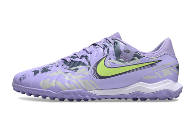 Nike Tiempo Legend 10 Academy TF Low-Tops Football Shoes - Purple/Yellow/White