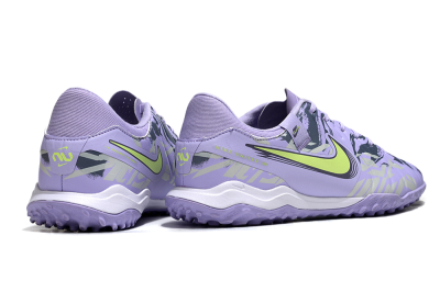 Nike Tiempo Legend 10 Academy TF Low-Tops Football Shoes - Purple/Yellow/White