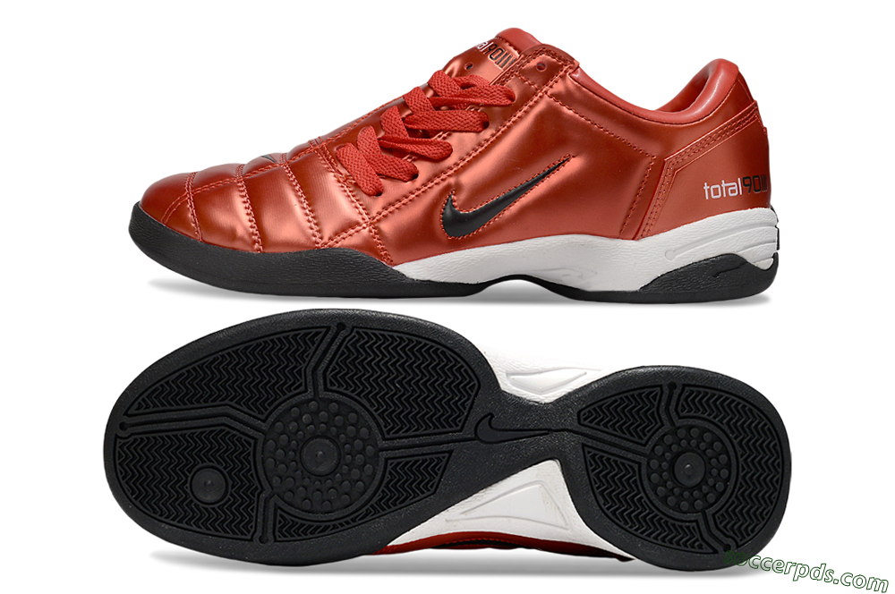 Nike Total 90 II IC Low-Tops Football Shoes - Red/White/Black 0