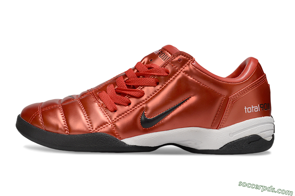 Nike Total 90 II IC Low-Tops Football Shoes - Red/White/Black 2