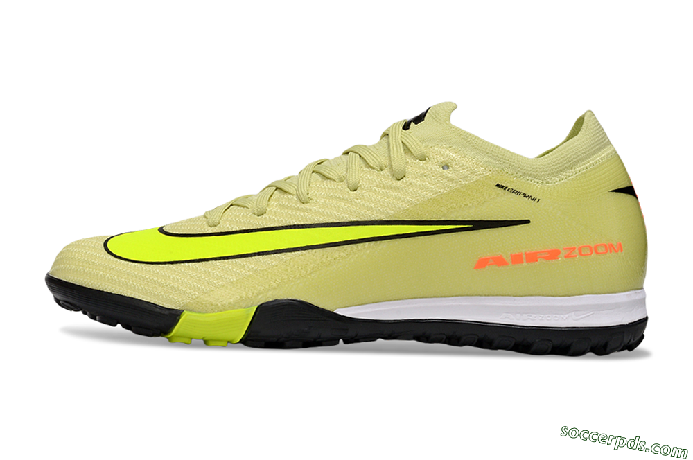 Nike Air Zoom Mercurial Vapor 16 Elite TF Low-Tops Football Shoes - Brown/Yellow/Black 2